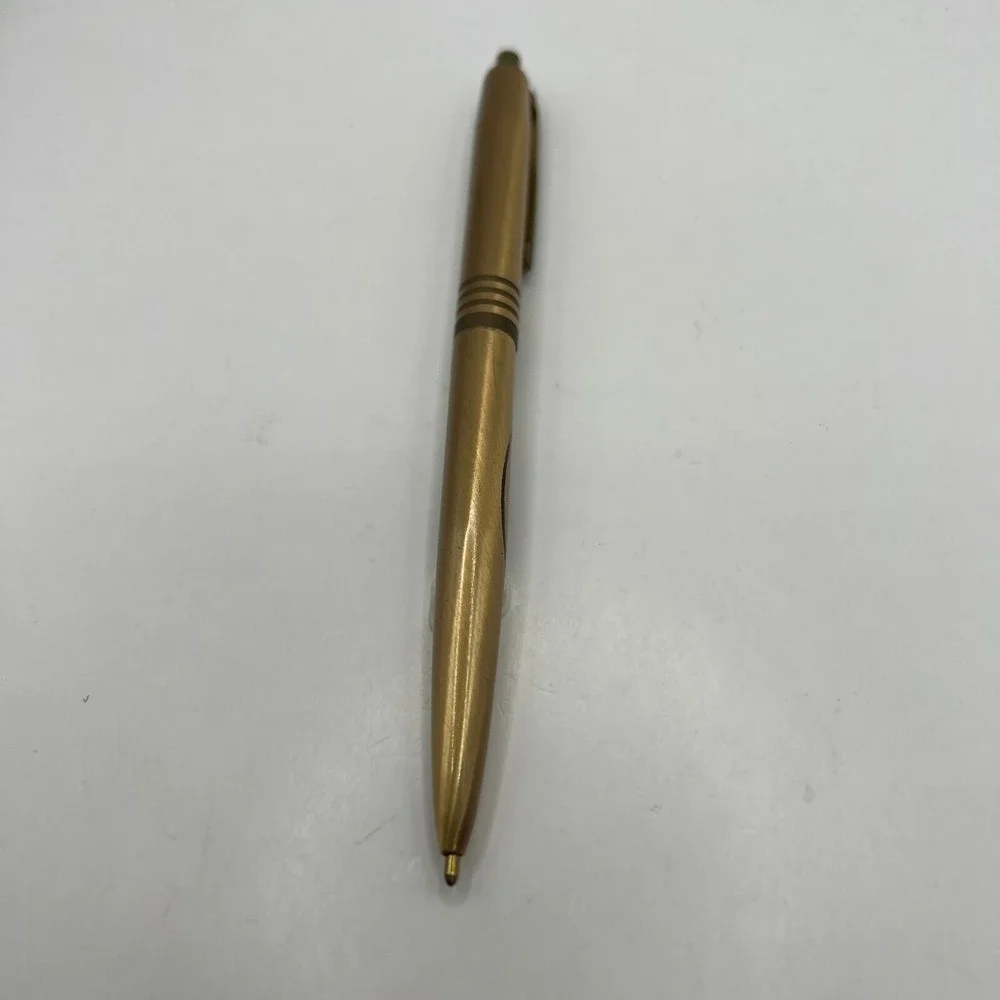 Vintage Pennzoil‎ Ink Pen Petroliana Gold Tone Writing Advertising